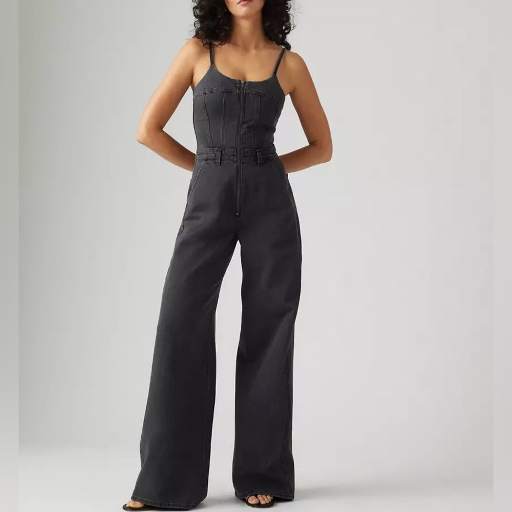 Levi's® Premium BUSTIER JUMPSUIT Overalls Size S NWOT